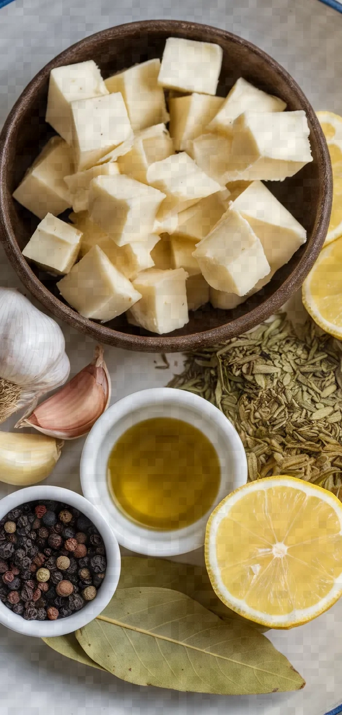 Ingredients photo for Ladotyri Cheese Preserved In Olive Oil Recipe