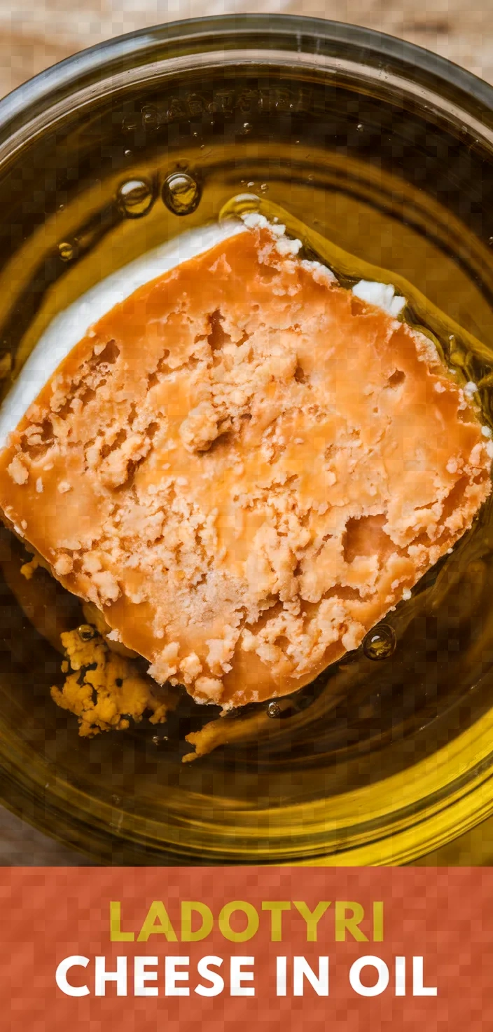 Ladotyri Cheese Preserved In Olive Oil Recipe