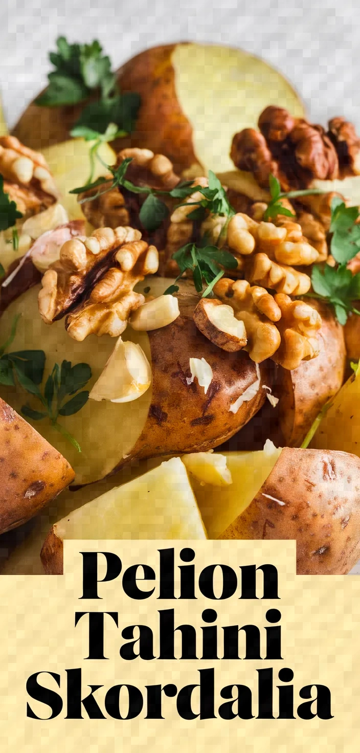 Mt Pelion Tahini Walnut Skordalia Recipe