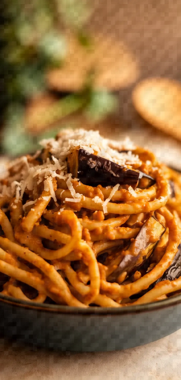 Pasta With Eggplant Sauce Recipe
