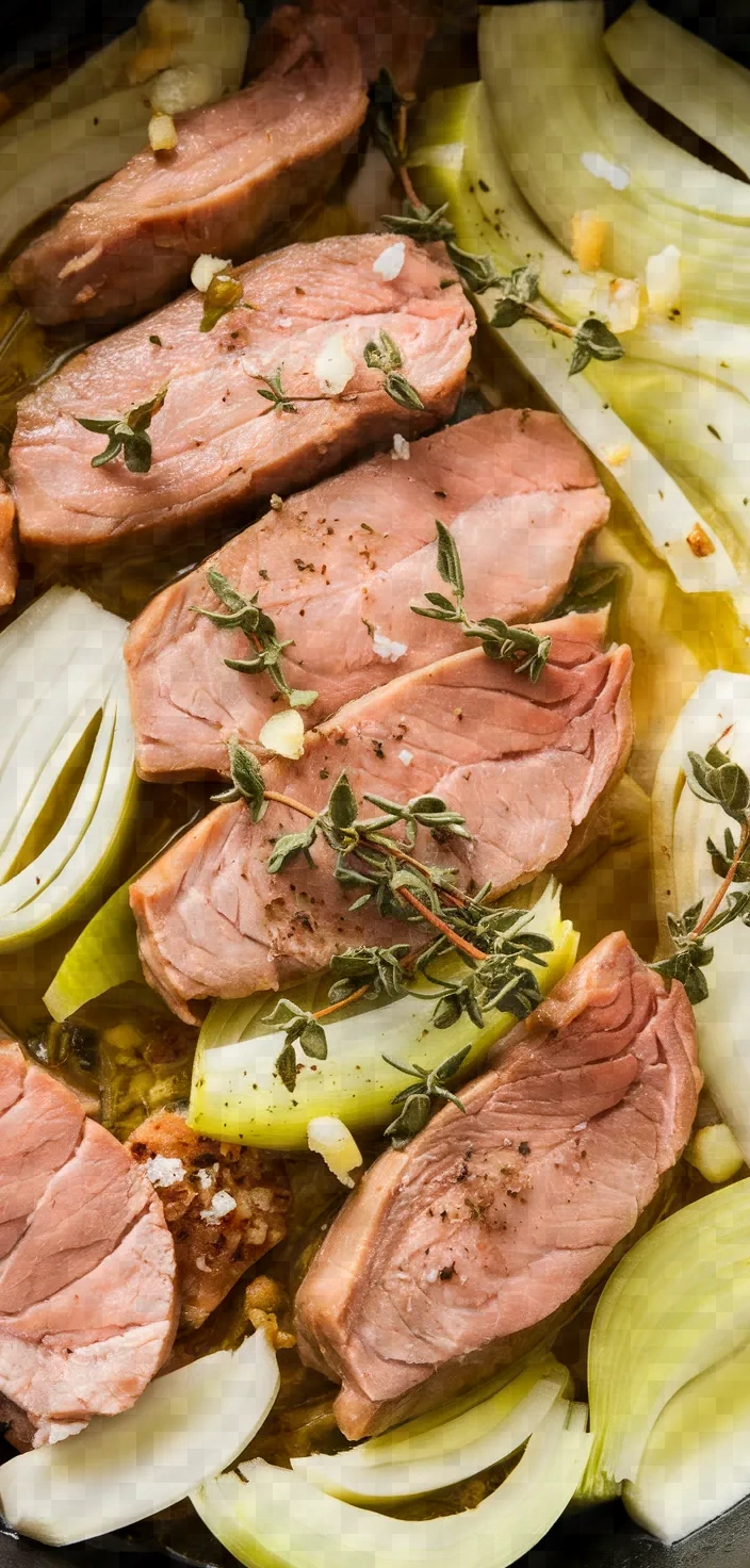 Ingredients photo for Recipe Of The Day Pan Fried Pork With Leek Prasotigania