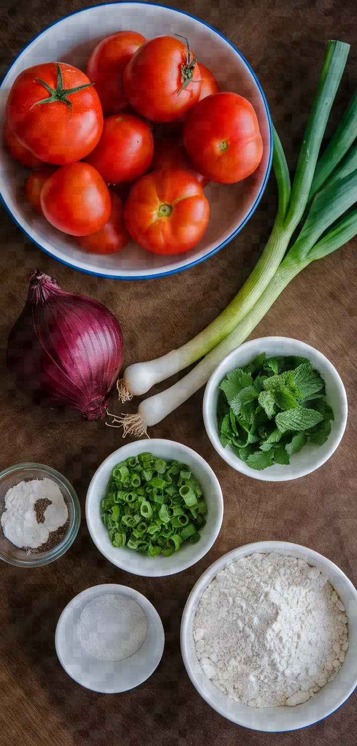 Ingredients photo for Santorini Tomato Patties Recipe