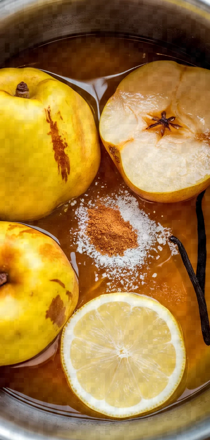Ingredients photo for Sauteed Quince Recipe