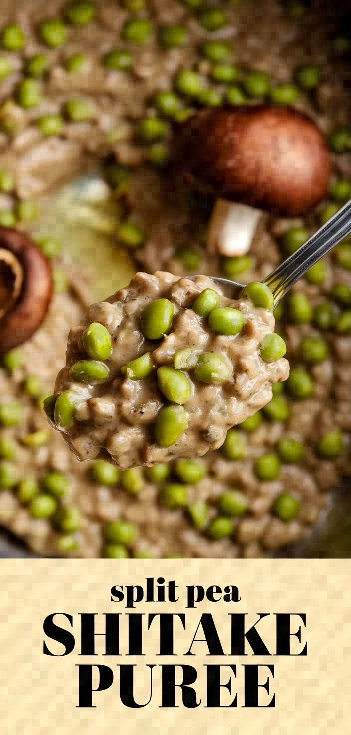 Split Pea Puree W Shitakes Recipe