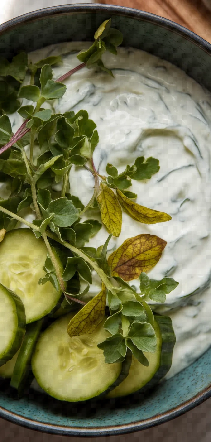 Tzatziki With Purslane Cucumbers And Herbs Recipe