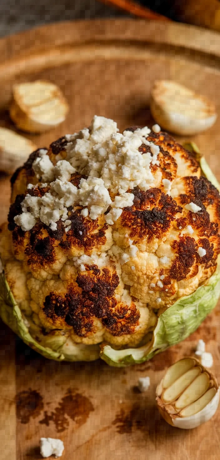 Photo of Cauliflower Roasted With Mustard Feta And Garlic Recipe
