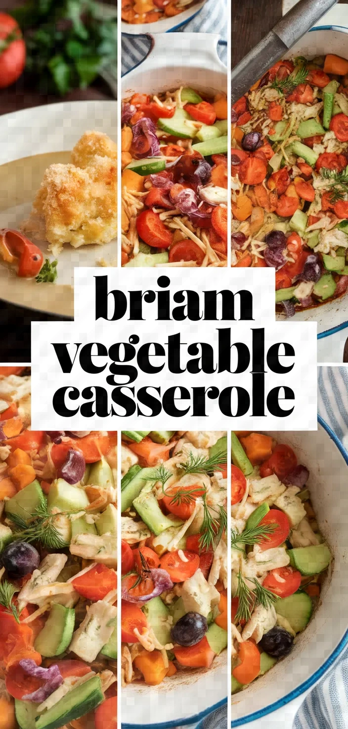A photo of Briam Baked Summer Vegetable Casserole Recipe