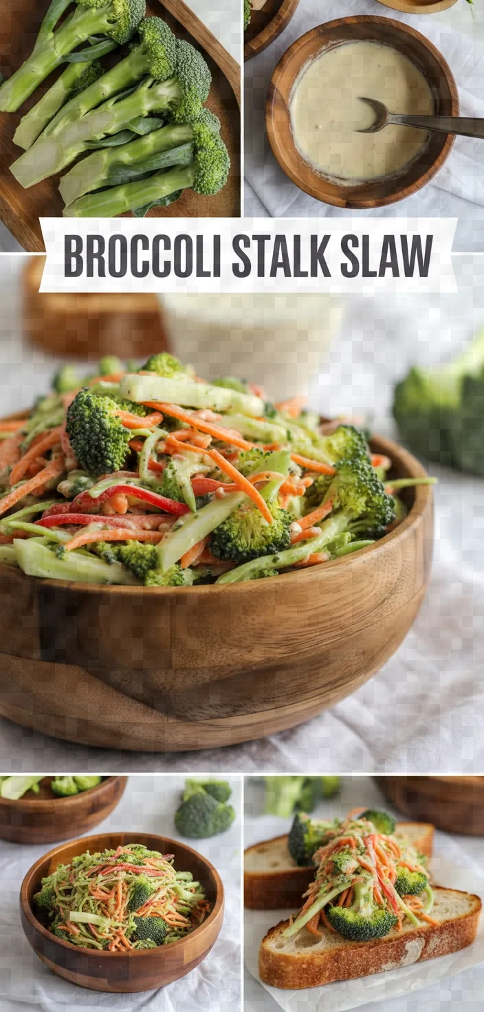 A photo of Broccoli Stalk Slaw Recipe