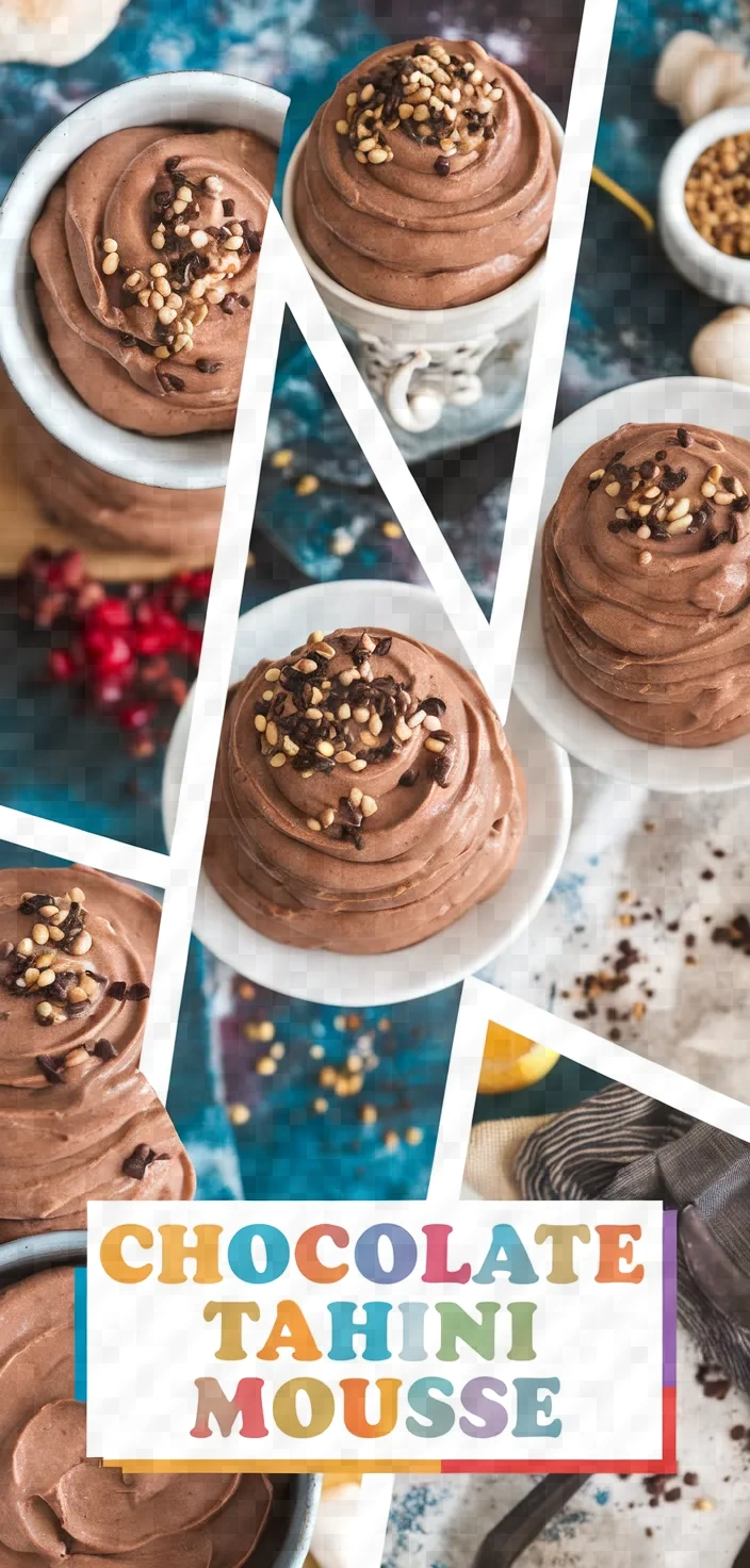 A photo of Chocolate Tahini Mousse Recipe