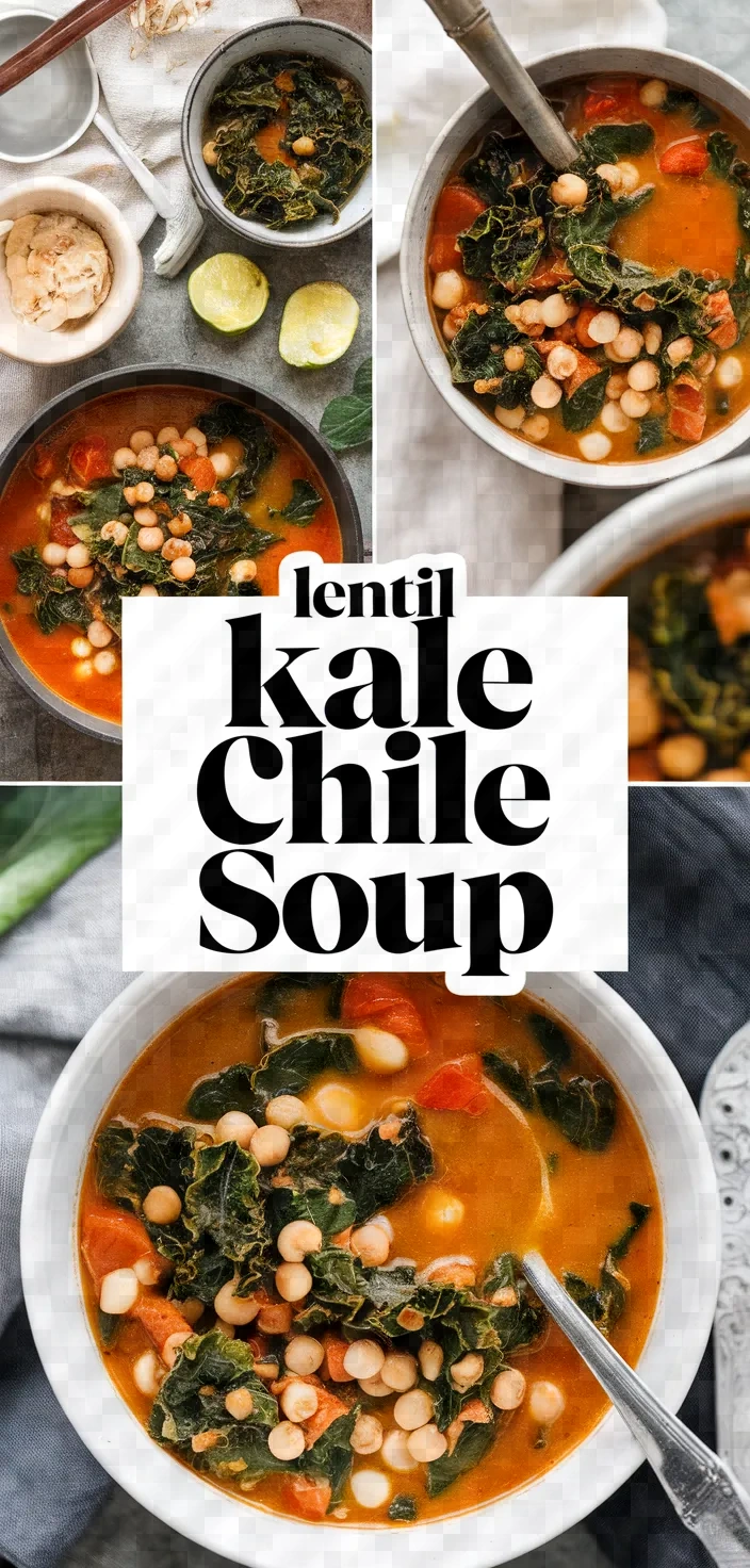 A photo of Lentil Soup With Kale And Chile Pepper Recipe