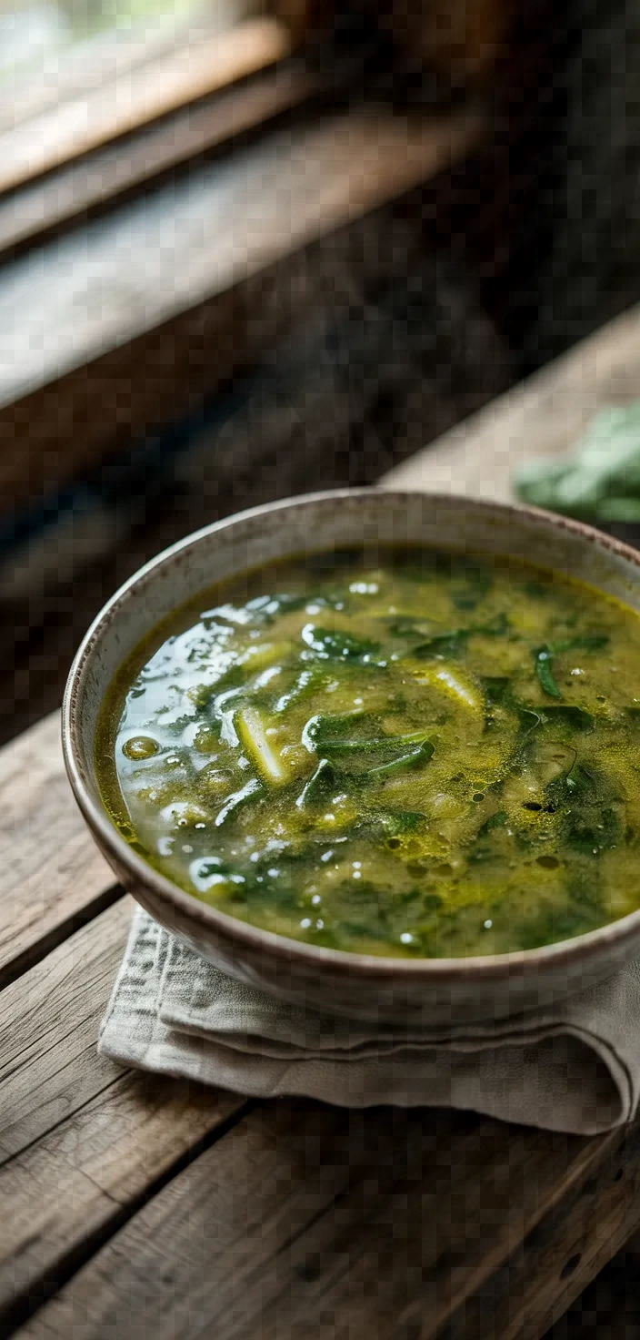 Photo of Ikaria Longevity Cornmeal Greens Soup Recipe