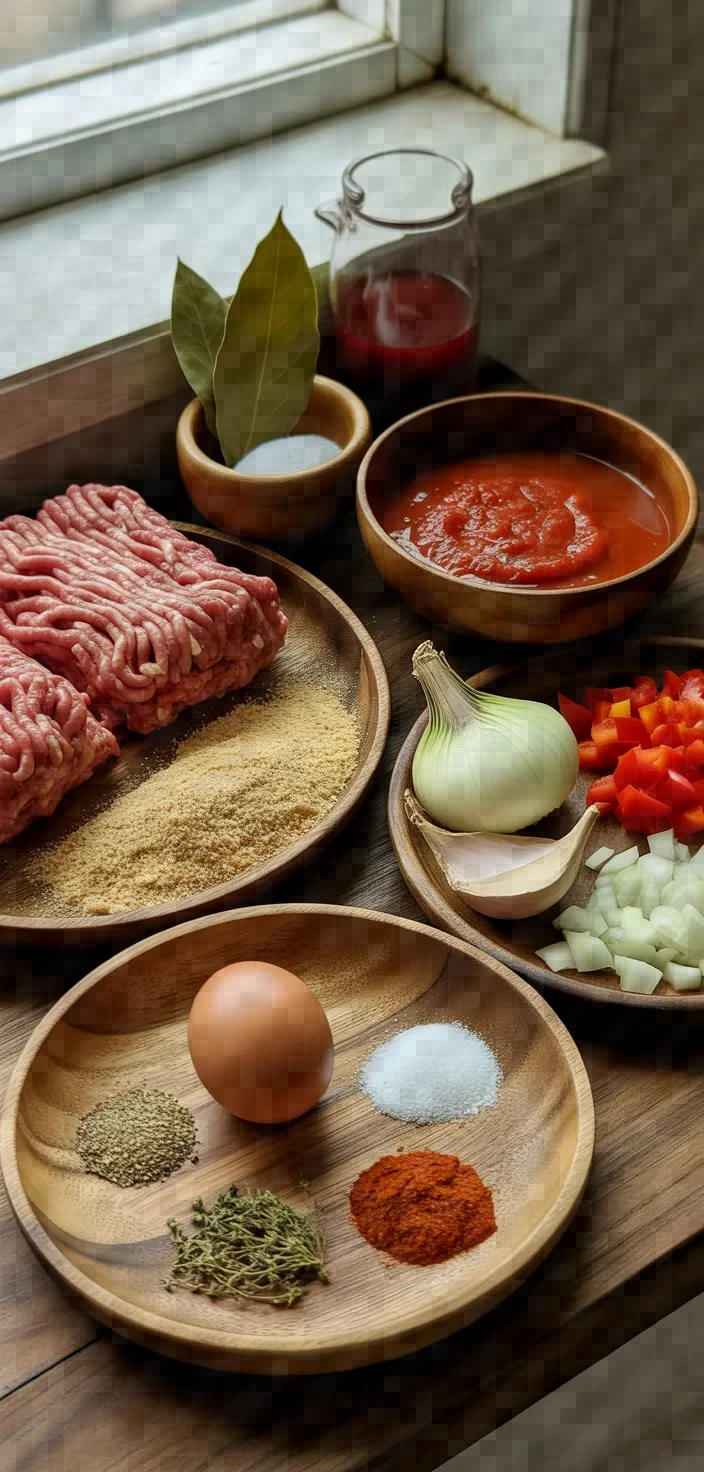 Ingredients photo for Meatballs Spetzofai Recipe