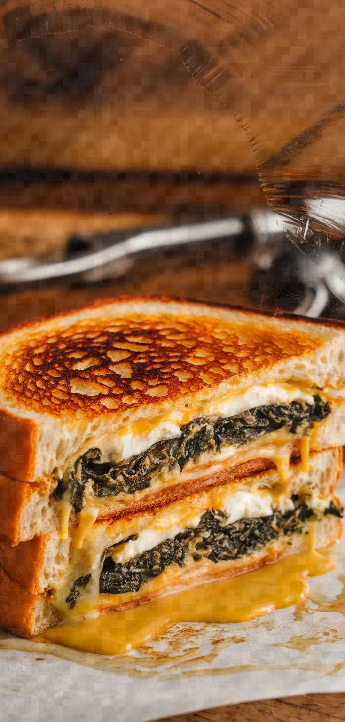 Photo of Spanakopita Grilled Cheese Recipe