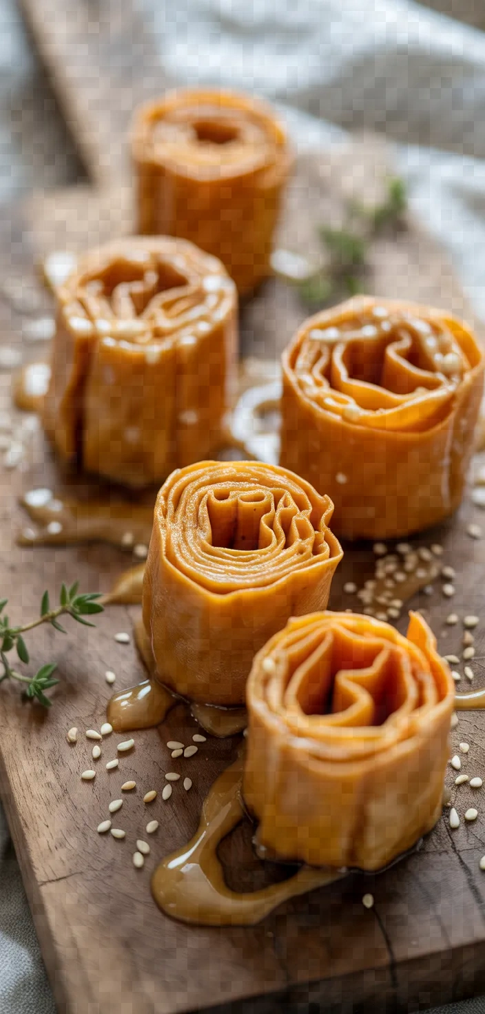 Photo of Sweet Potato Tahini Honey Phyllo Coils Recipe