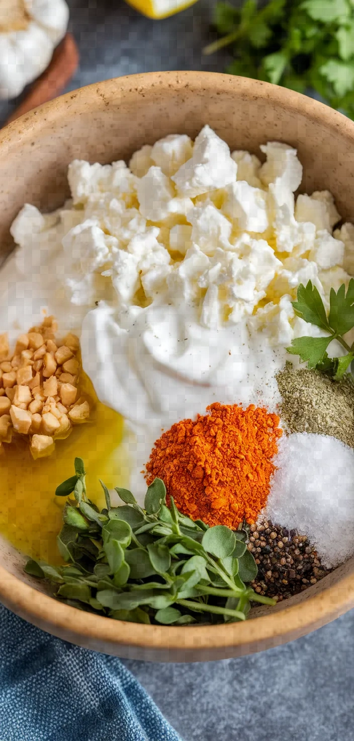 Ingredients photo for Whipped Spicy Feta Recipe
