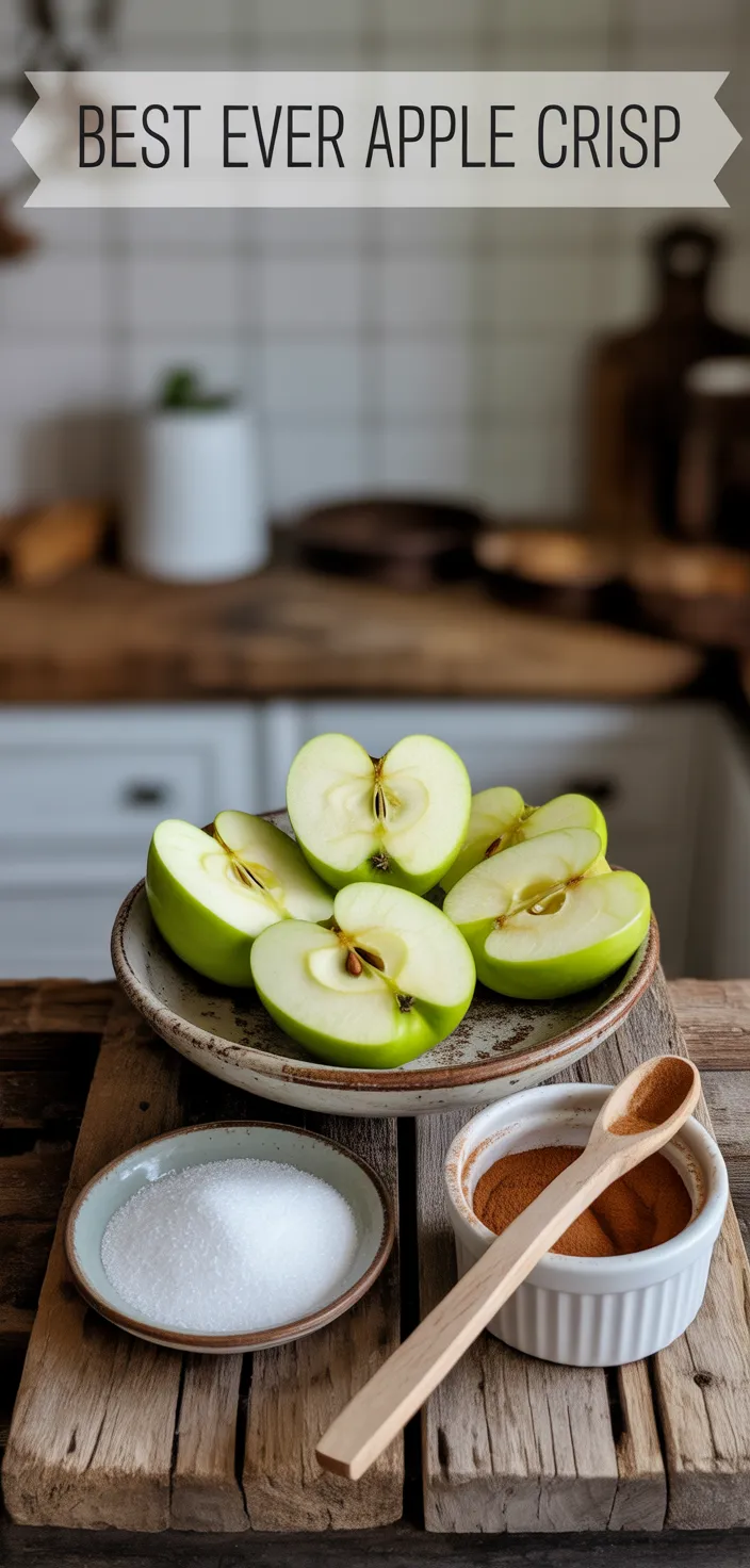 Ingredients photo for BEST EVER APPLE CRISP Recipe