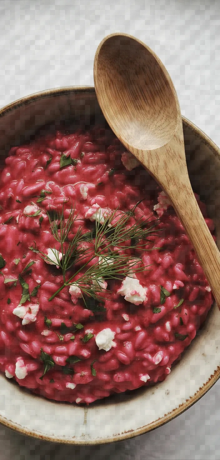 Photo of Beet Risotto With Feta Recipe