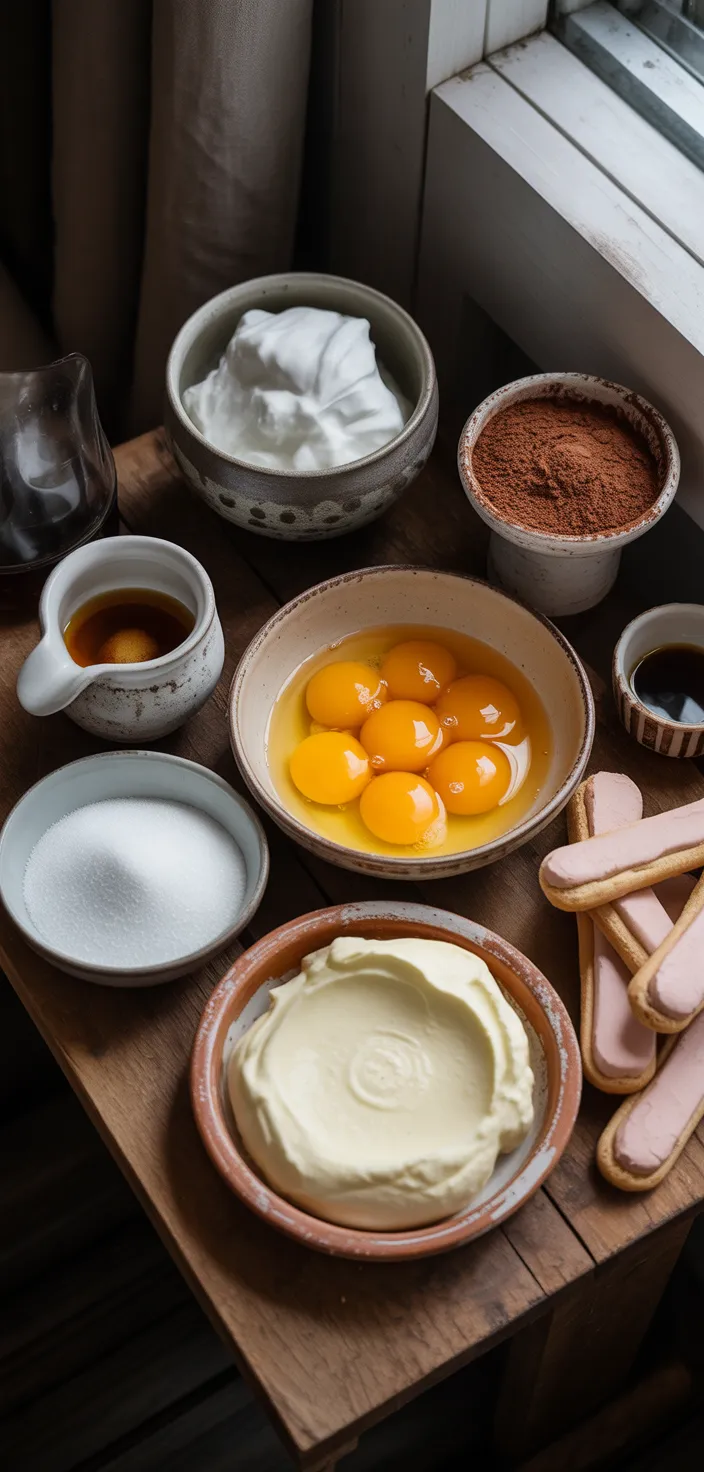 Ingredients photo for The World's Best Tiramisu Recipe