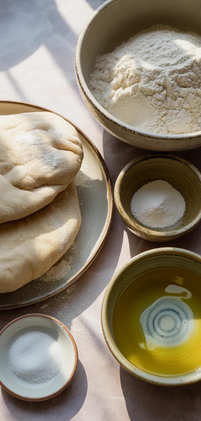 Ingredients photo for Pita Bread Recipe