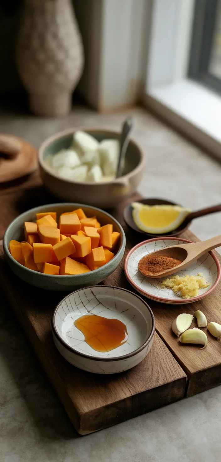 Ingredients photo for Slow Cooker/ Instant Pot Butternut Squash Soup Recipe