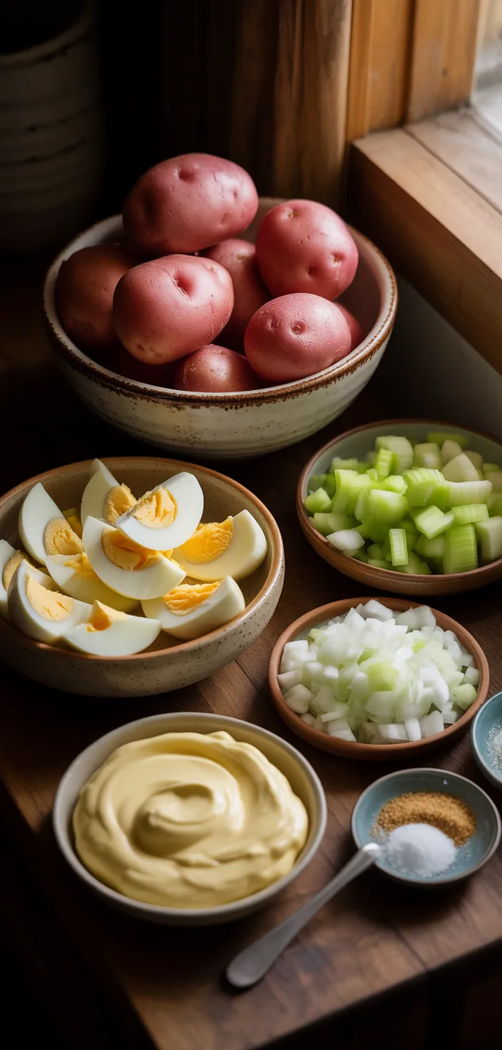 Ingredients photo for Southern Potato Salad Recipe