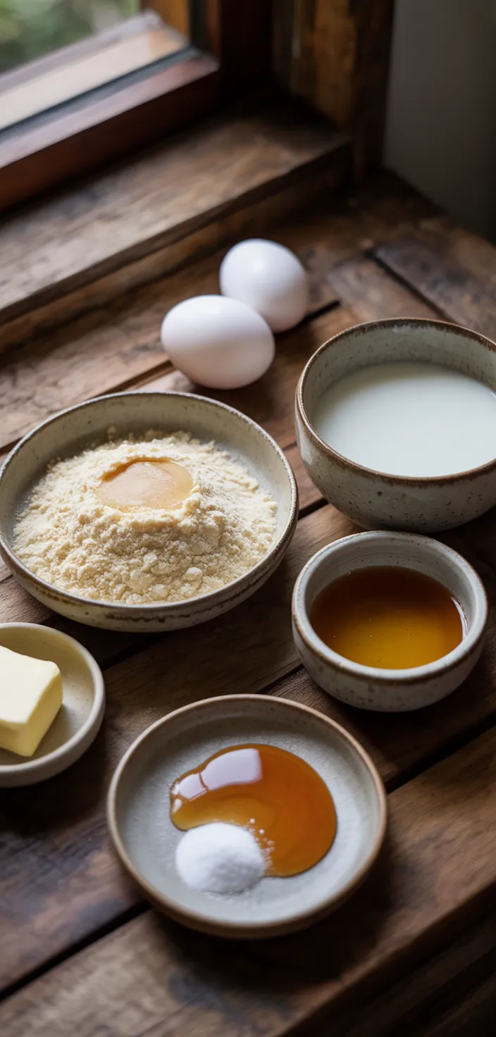 Ingredients photo for Almond Flour Pancakes Recipe