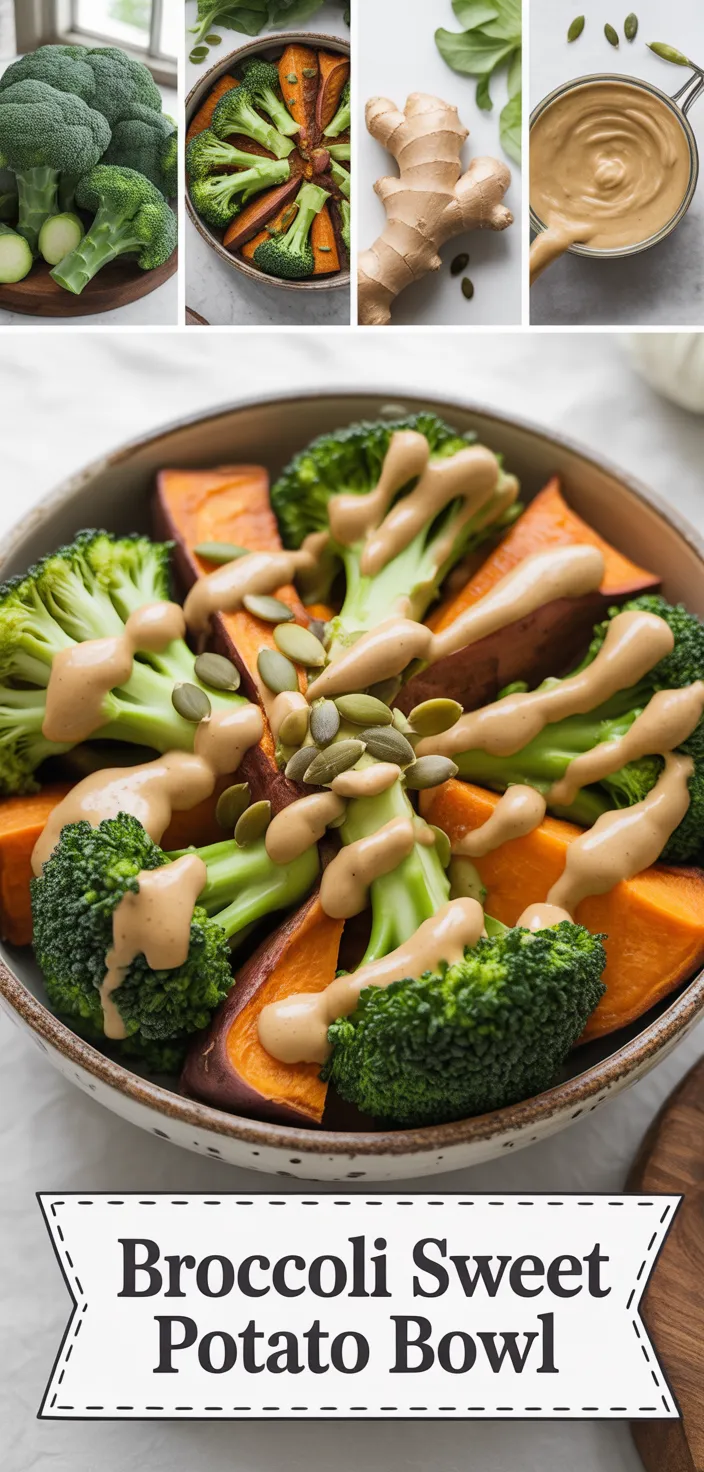 A photo of Broccoli Sweet Potato Bowl Recipe