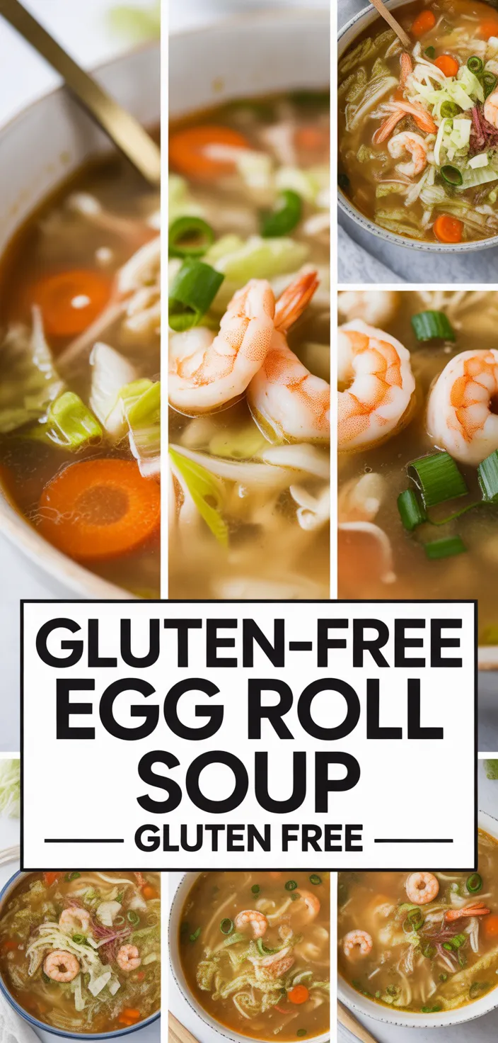 A photo of Easy Egg Roll Soup {gluten Free} Recipe