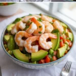 Healthy Avocado Salsa Shrimp Salad Recipe