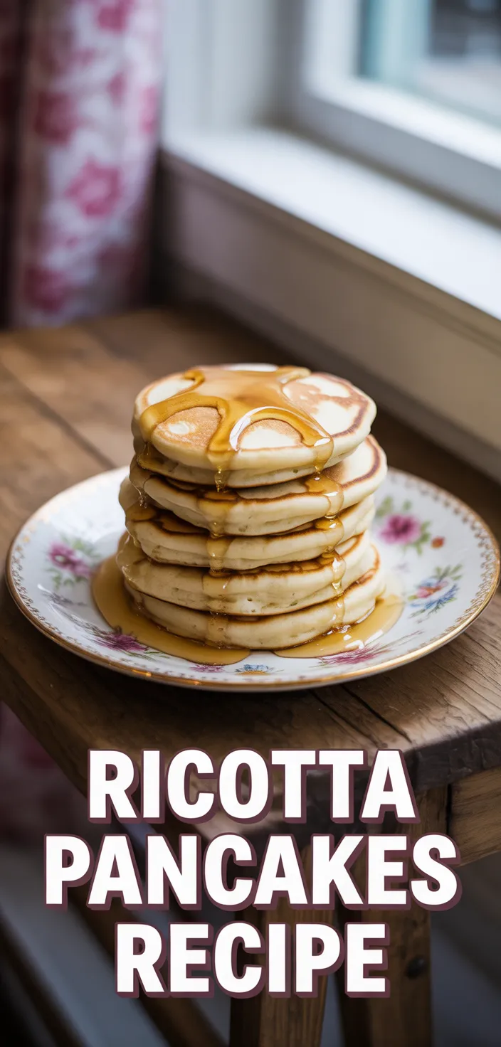 A photo of Ricotta Pancakes Recipe