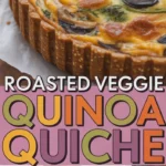 Roasted Cauliflower, Mushroom And Goat Cheese Quiche With Quinoa Crust Recipe