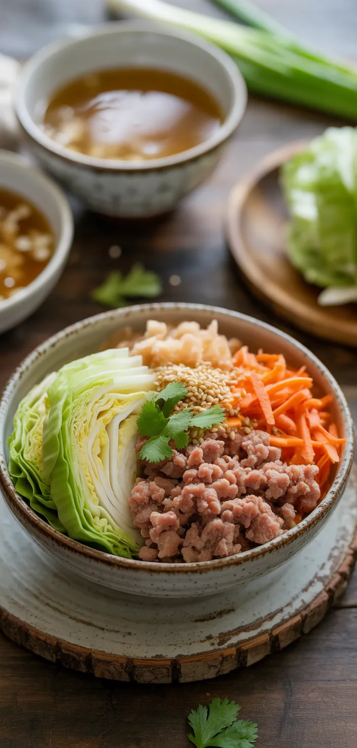 Ingredients photo for Easy Egg Roll Soup {gluten Free} Recipe