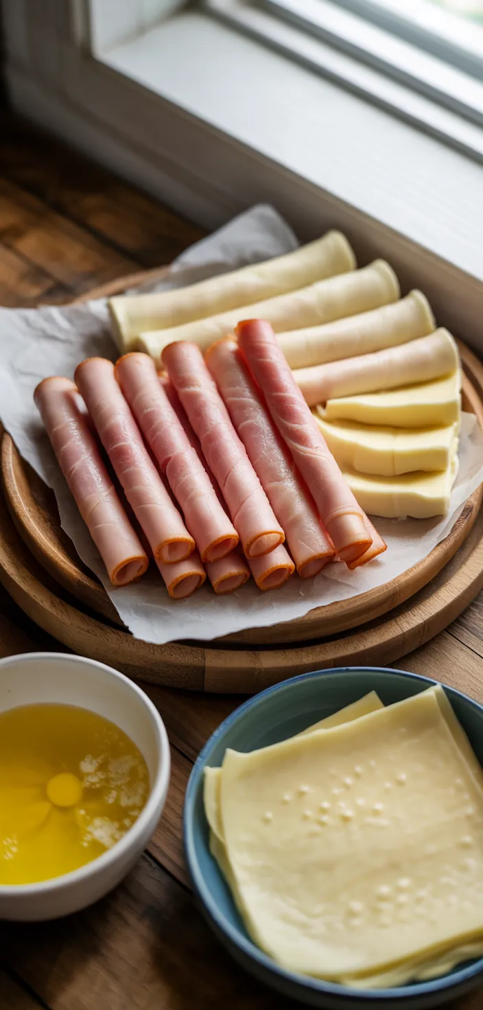 Ingredients photo for Ham And Cheese Sticks Recipe