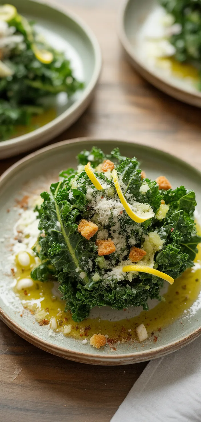 Ingredients photo for Lemon Parm Kale Salad Recipe