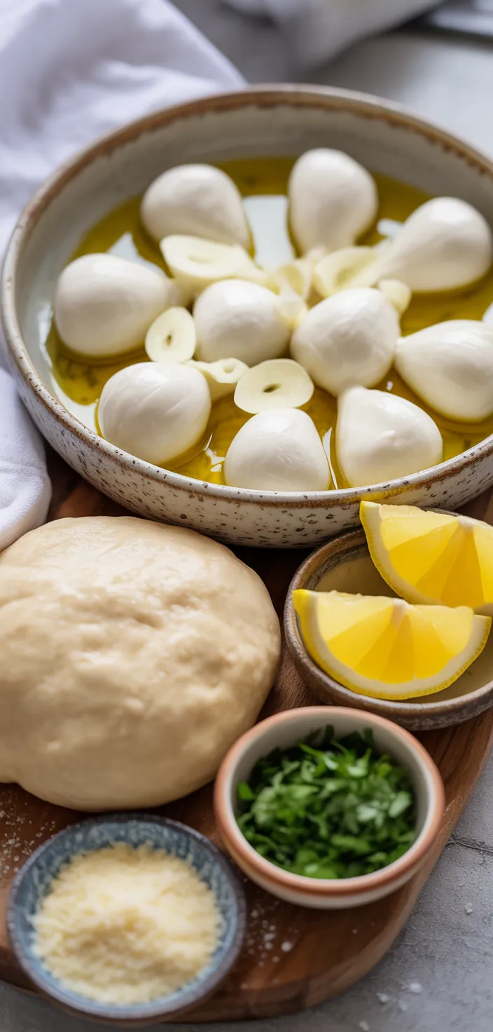 Ingredients photo for Lemon Pizza Recipe