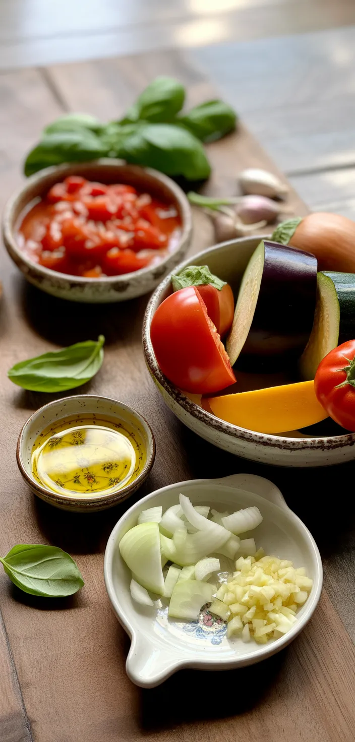 Ingredients photo for Ratatouille (Layered) Recipe