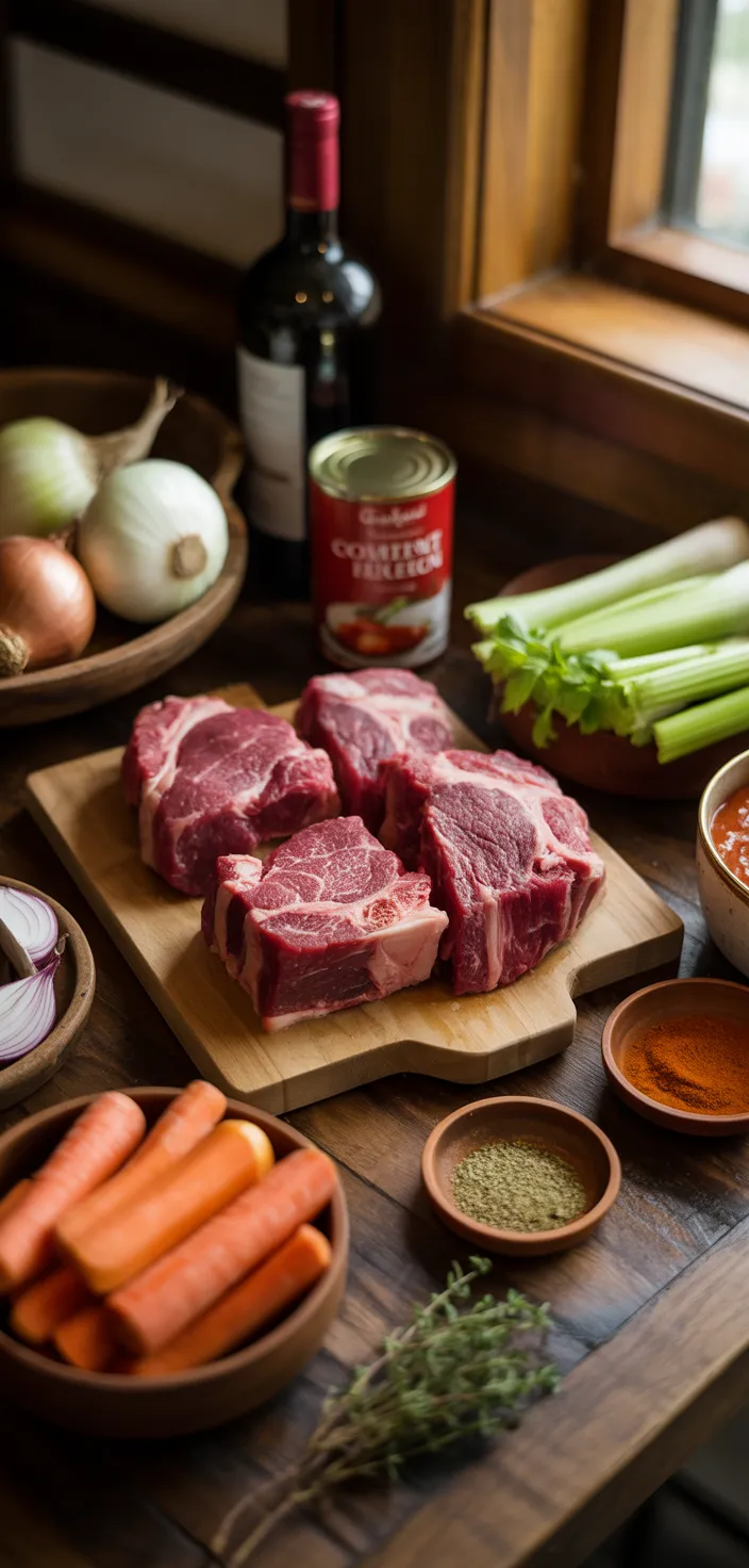 Ingredients photo for SLOW COOKER ITALIAN BEEF RAGU Recipe