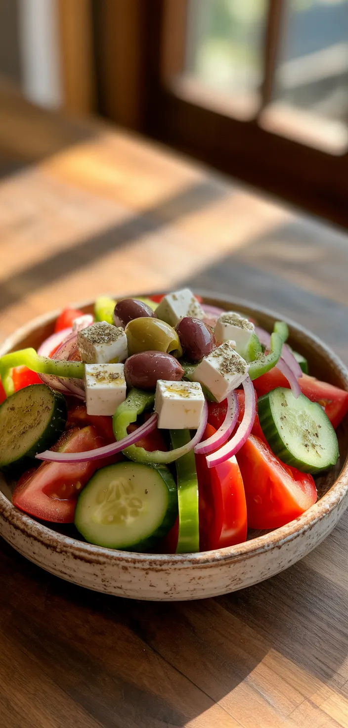Ingredients photo for You Won't Want To Try Another Greek Salad Recipe Ever Again!