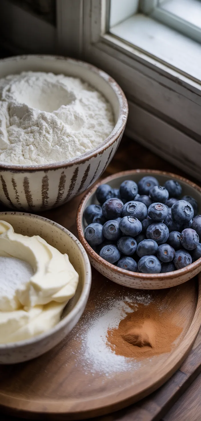 Ingredients photo for Blueberry Monkey Bread Recipe