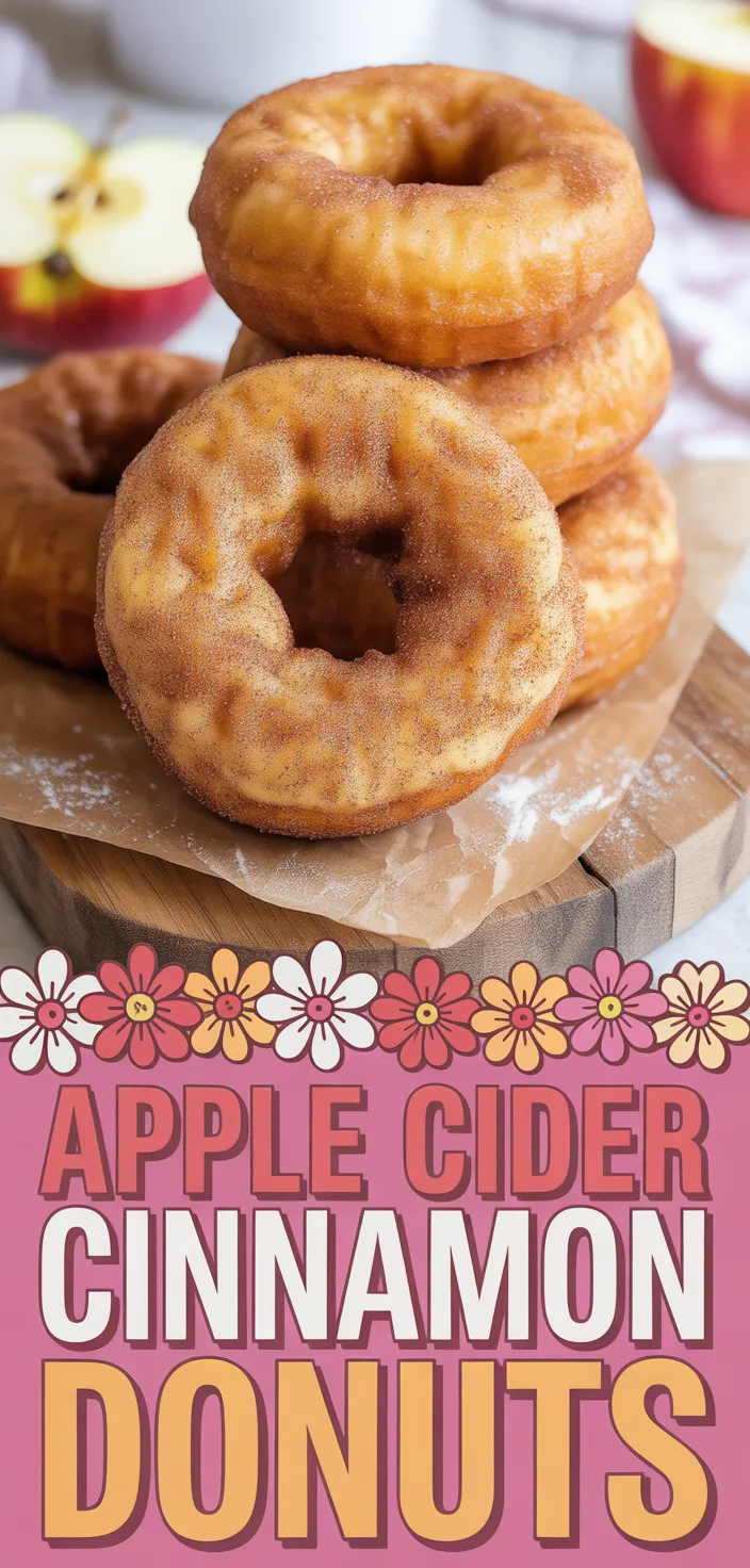 A photo of Baked Apple Cider Donuts With Cinnamon Sugar Recipe