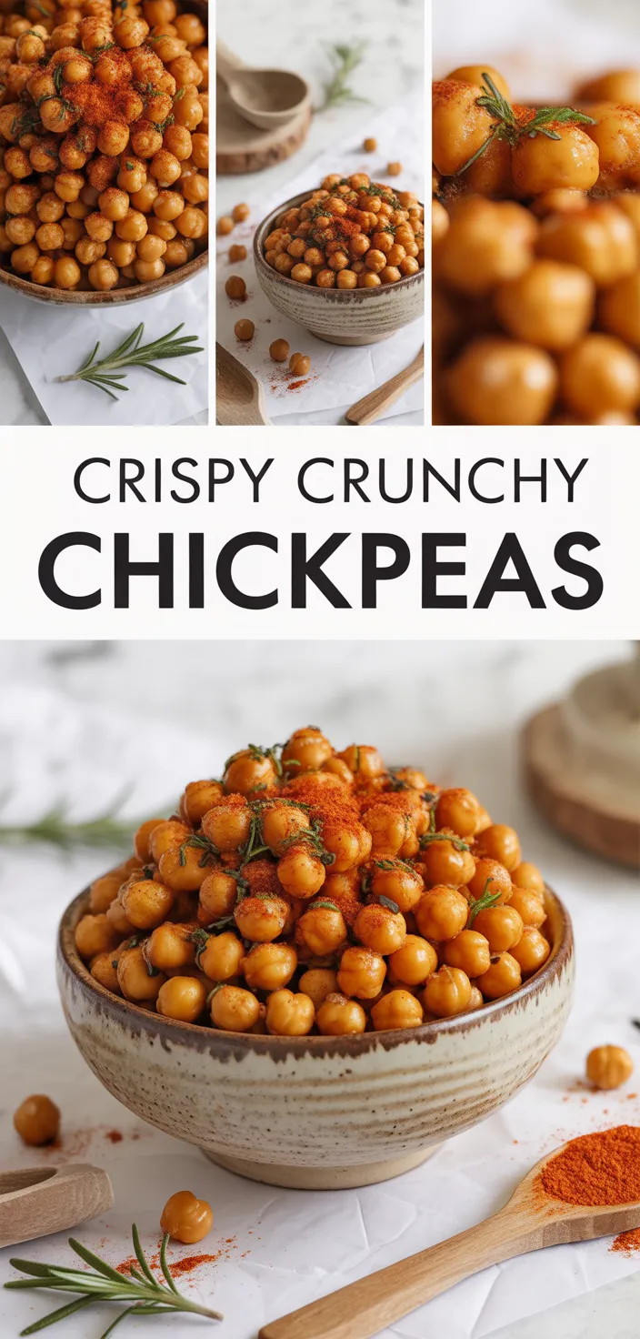 A photo of CRISPY CRUNCHY CHICKPEAS THAT STAY CRISPY Recipe