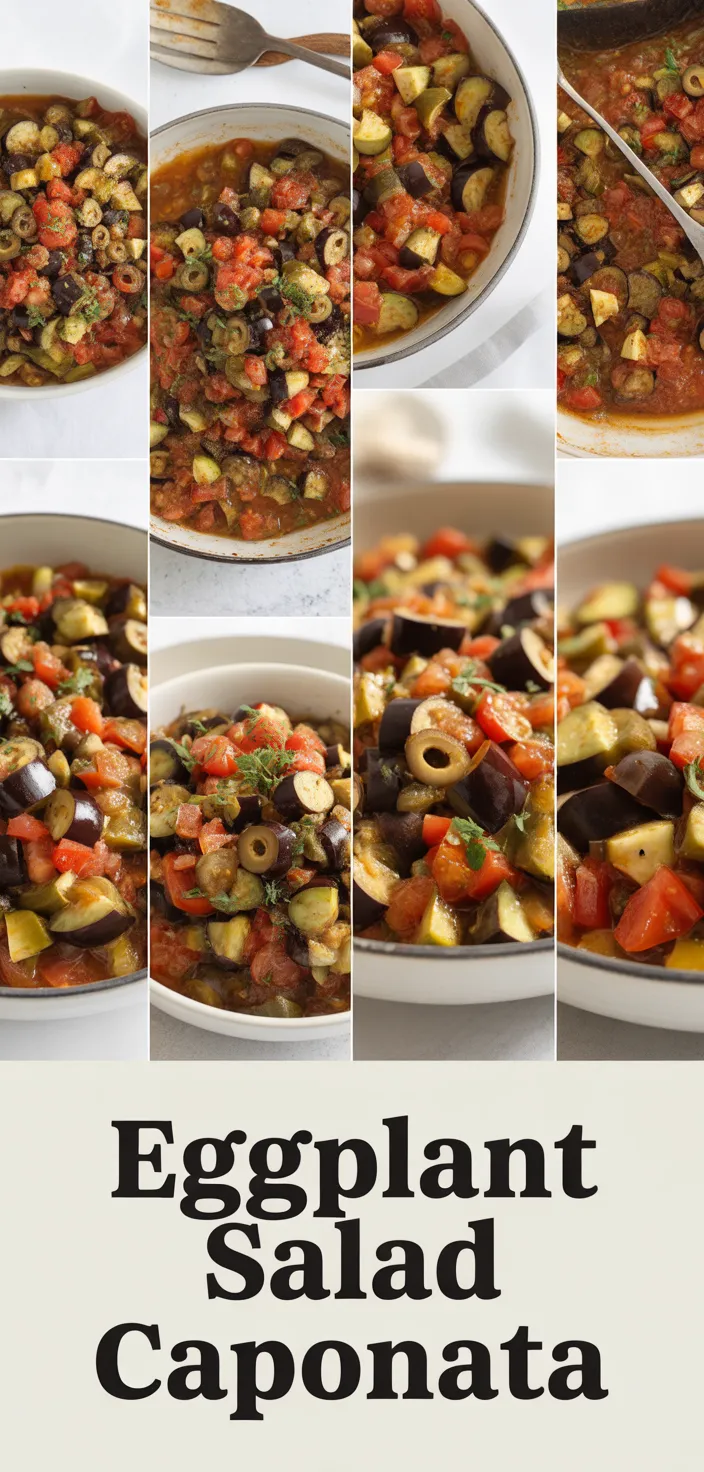A photo of Eggplant Salad Caponata Recipe