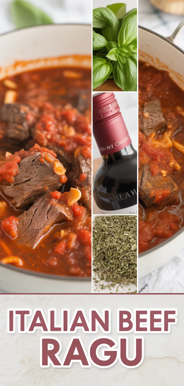 A photo of Italian Beef Ragu Recipe