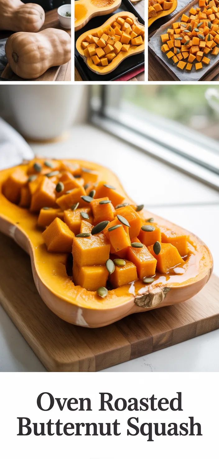 A photo of Oven Roasted Butternut Squash Recipe