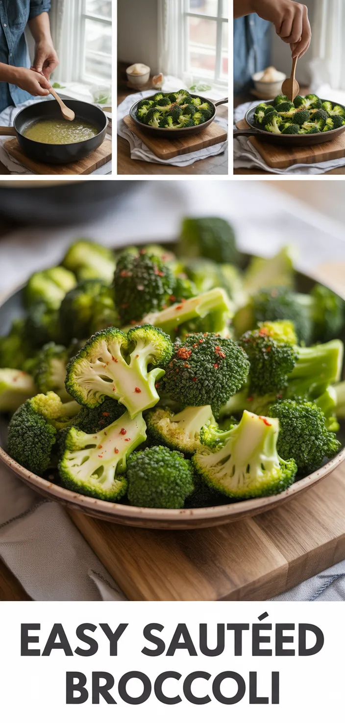 A photo of Sautéed Broccoli Recipe (Easy & Delicious!)