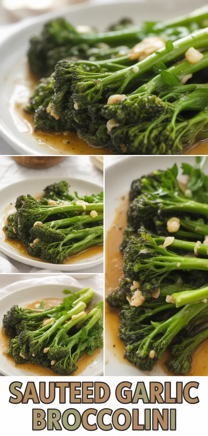 A photo of Sauteed Garlic Broccolini Recipe
