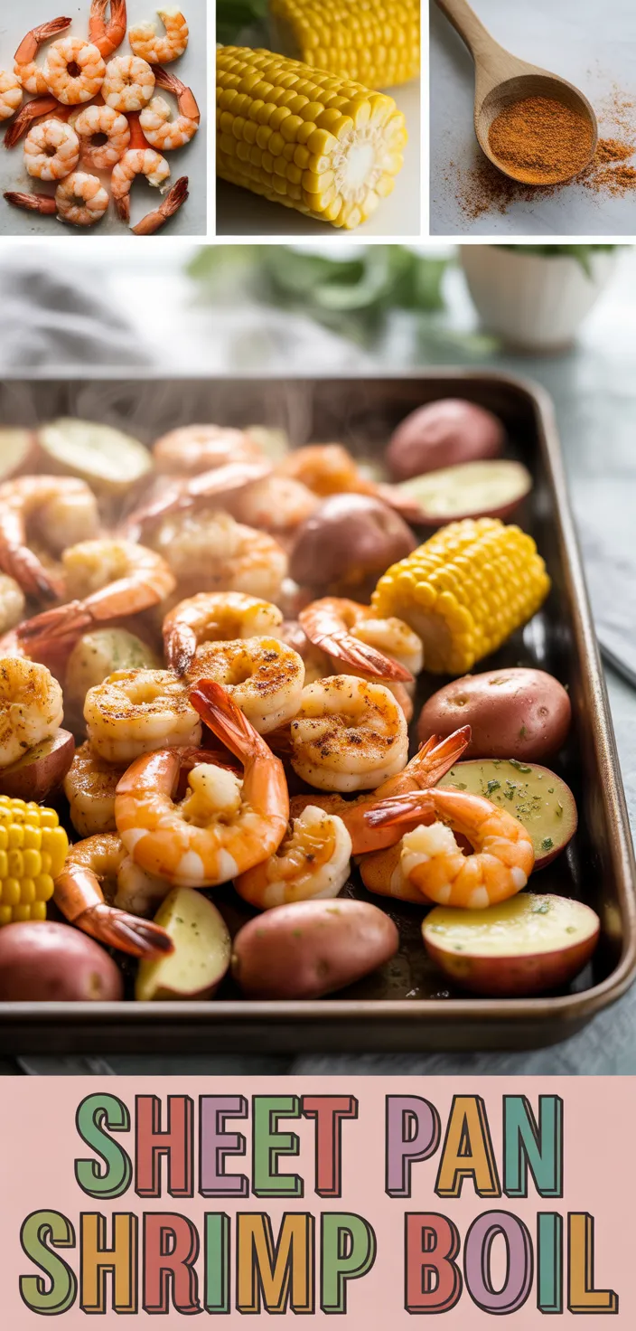 A photo of Sheet Pan Shrimp Boil Recipe