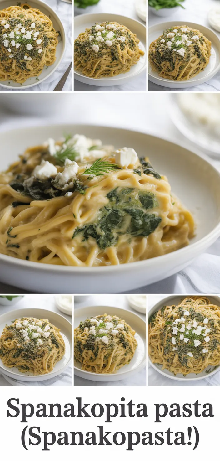 A photo of Spanakopita Pasta (Spanakopasta!) Recipe