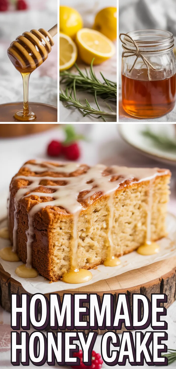 A photo of Sweet Indulgence: Homemade Honey Cake Recipe For Your Clean Food Vibe!