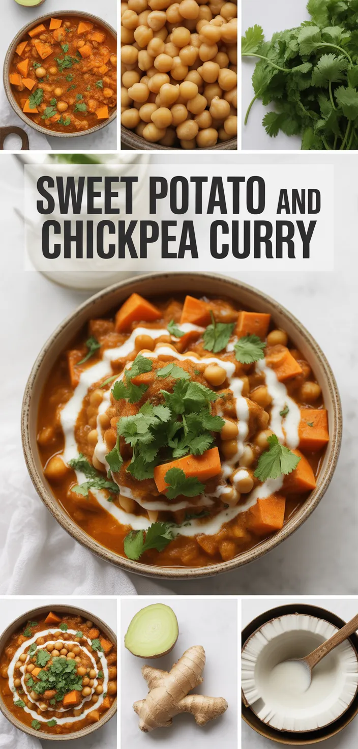 A photo of Sweet Potato And Chickpea Curry Recipe